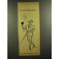 1964 Moss Bros Fashion Ad - illustration by Douglas - Just left