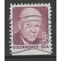USA 1970 PROMINENT AMERICANS 8c MAROON DWIGHT D...