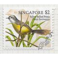 SINGAPORE 1998 SONGBIRDS YELLOW BELLIED PRINIA ...