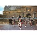D022943 Pipe Band leaving Edinburgh Castle. Den...