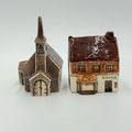 Suffolk Pottery Cottages Baker Church England C...