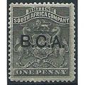 BCA (Nyasaland) 1891 SG1 1d Black Mounted Mint