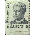 AUSTRALIA, Edmond Barton (1849-1920), white 196...