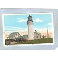 MA North Truro Lighthouse Postcard Highland Lig...