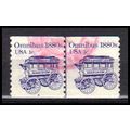 Used 1897 1c Omnibus Fine CNP Left 6 PA0295