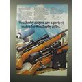 1981 Weatherby Premier Scopes Ad - A Perfect Match