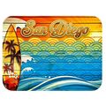 San Diego Surfing Fridge Magnet