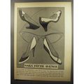 1953 Saks Fifth Avenue Shoes Ad - As S.F.A. see...