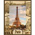 Paris France Laser Engraved Wood Picture Frame ...