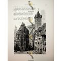 Nuremburg, Typical Street, Germany, Book Illust...