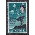 Ascension 1966 Satellite Station 8d Mint Hung S...