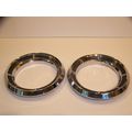 1964 DODGE POLARA HEADLIGHT BEZELS OEM #2417068...
