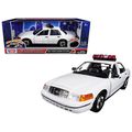 2001 Ford Crown Victoria Police Car Plain White...