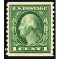 443, Mint XF LH 1¢ Coil - Very Fresh Stamp! - S...