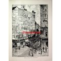 Vienna, Wall Announcement In Street, Book Illus...