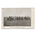 Postcard Canada cowboys on the western prairies...