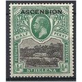 Ascension 1922 SG1 1/2dc Black & Green Mounted ...