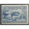 Australia 1932 SG141 3d Blue Mounted Mint ..