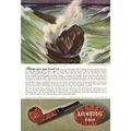 1942 Kaywoodie Briar Pipes Full Page Retro / Vi...