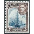 Bermuda 1938 SG111 1 1/2d Deep Blue & Purple-Br...