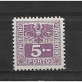 Austria.D903 5m Violet.Mounted Mint.Aug22