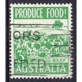 Australia 1953 Produce Food - Beef - Green 3d Used