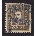 Denmark Stamp Scott #175, Used