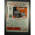 1938 General Electric Oil Burner & Oil Furnace Ad