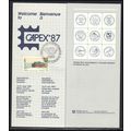 Passport for 87-06-13 Canada Stamp CAPEX '87 Bo...