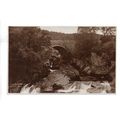 REAL PHOTOGRAPHIC POSTCARD OF PONT CYFYNG CAPEL...