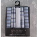 Boxed 100% cotton Mens Hankies Handkerchiefs 5P...