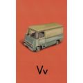 V Is For Van Toy Model Classic Ladybird Old Chi...