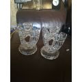 Pair Of Glass Candlesticks
