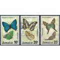 Butterflies: 3 Values - Jamaica 1978 - F H - SG...