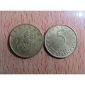 Bulgaria 1999 5 Stotinki Coin