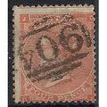 1862 SG80 4d Pale Red Good/Fine Used Check Lett...