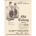 american distilling company 1934 old colony dry...