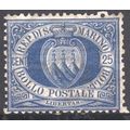 San Marino 1894 - 25c blue - MH