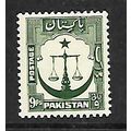 PAKISTAN 1948 9p SCALES GREEN SG 26 M / MINT