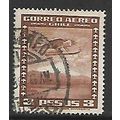 CHILE 1934 AIR 3p BROWN F19 SEA PLANE SG 360 FI...