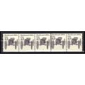2124 4.9c Buckboard Very Fine MNH Dry Gum PNC 3...