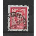 Argentina.SG1035 2p San Martin (Red).Fine Used....