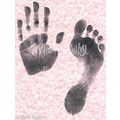 New Baby Girl Toddler Hand Prints Footprints In...