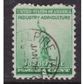 United States Postmark Alpine Texas 1940 Statue...