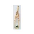 Quartz Crystal Gold Filled Wire Wrap Gemstone P...