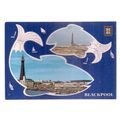 BLACKPOOL, LANCASHIRE. MULTIVIEW.. unused vinta...