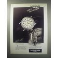1991 Longines Hour Angle Navigational Watch Ad - Times the winner