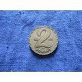 1970 Rare HUNGARY 2 FORINT COIN. ( Brass First ...