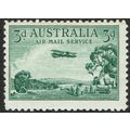Australia 1929 Air 3d Green SG115 MM