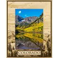 Colorado Laser Engraved Wood Picture Frame Port...